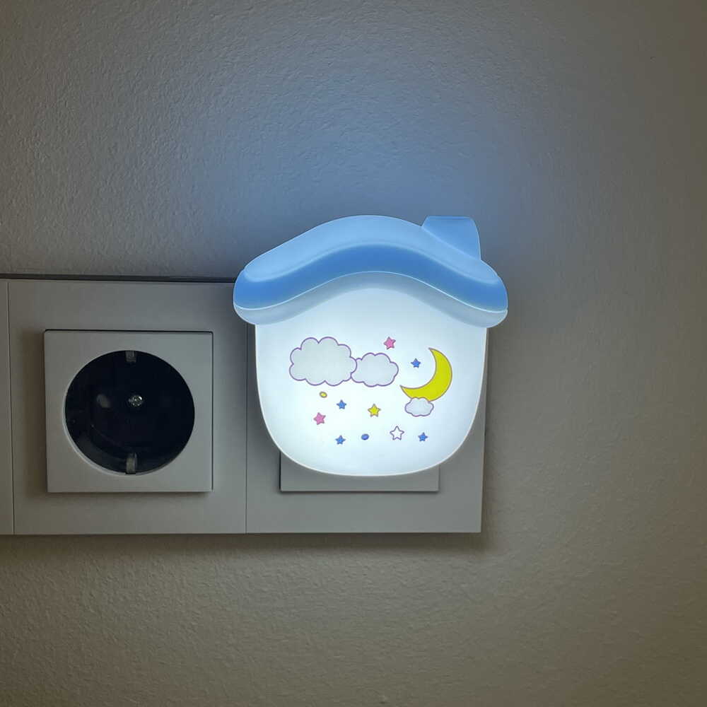 Нічник LED HOMMY 0,6W із сутінковим сенсором блакитний Violux ( 310307​​​​​ ) 